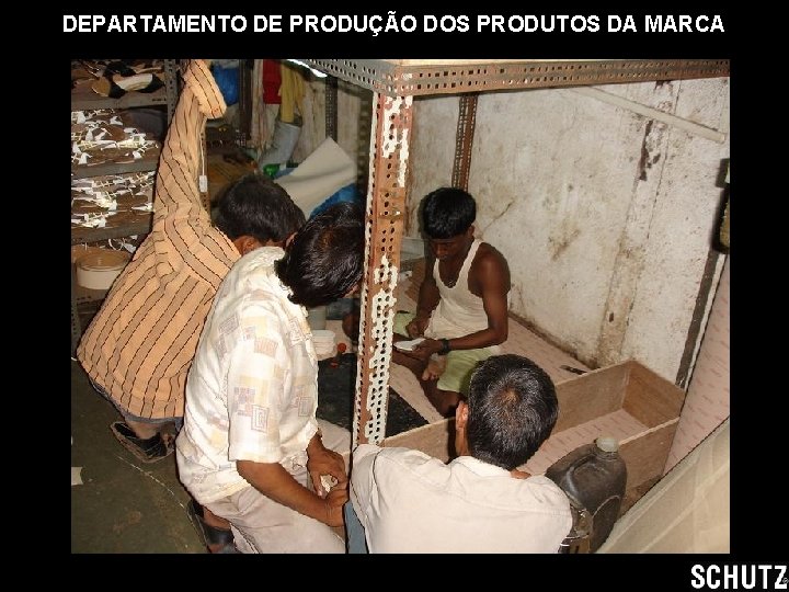 DEPARTAMENTO DE PRODUÇÃO DOS PRODUTOS DA MARCA 