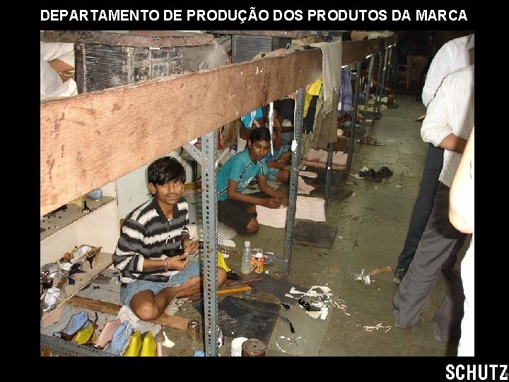 DEPARTAMENTO DE PRODUÇÃO DOS PRODUTOS DA MARCA 