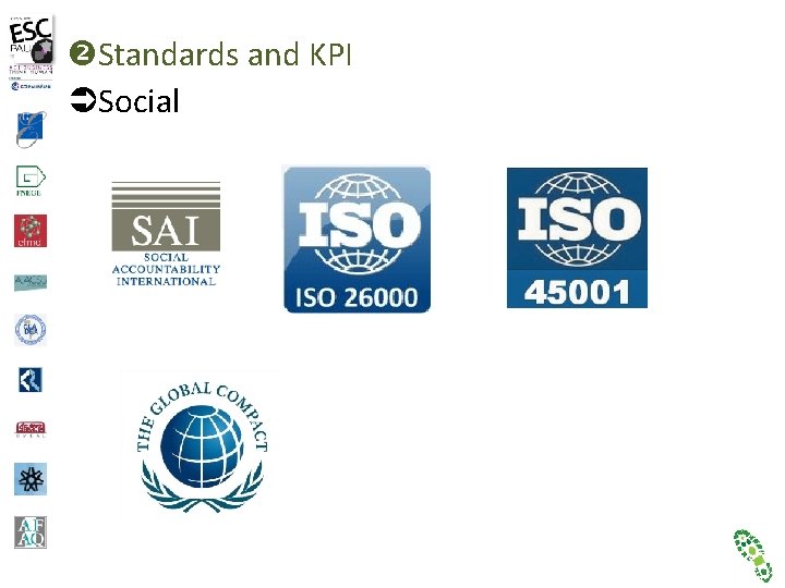  Standards and KPI Social 