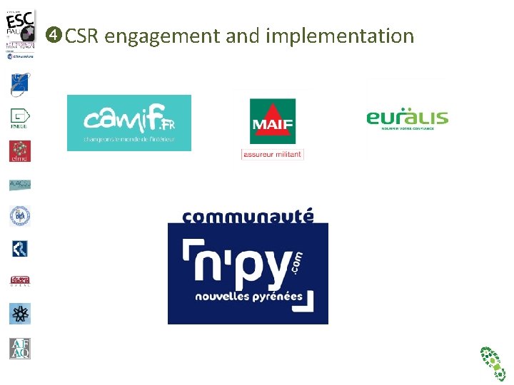  CSR engagement and implementation 