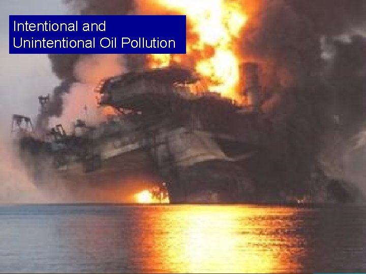 Intentional and Unintentional Oil Pollution POLS 384 Lec. 13 7 