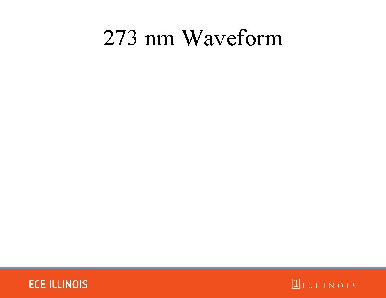 273 nm Waveform 