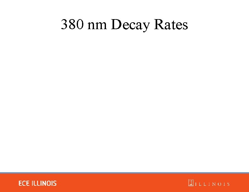 380 nm Decay Rates 