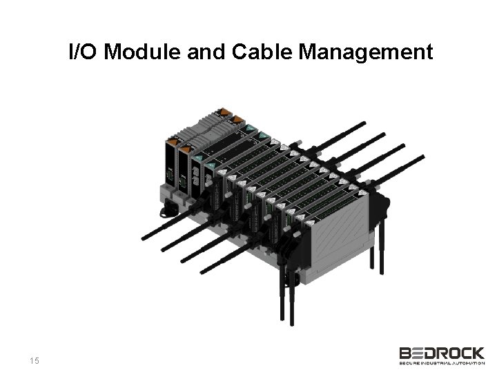 I/O Module and Cable Management 15 