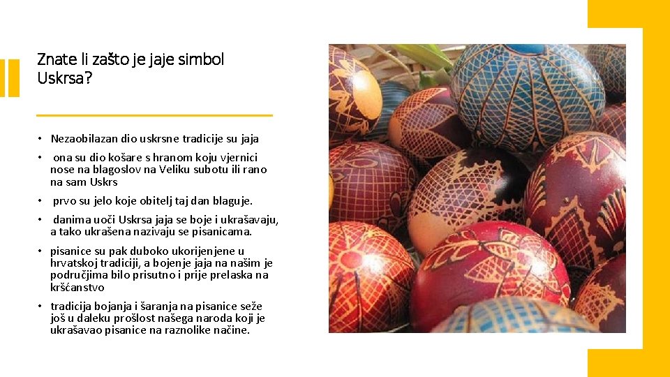 Znate li zašto je jaje simbol Uskrsa? • Nezaobilazan dio uskrsne tradicije su jaja
