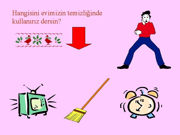 Hangisini evimizin temizliğinde kullanırız dersin? 