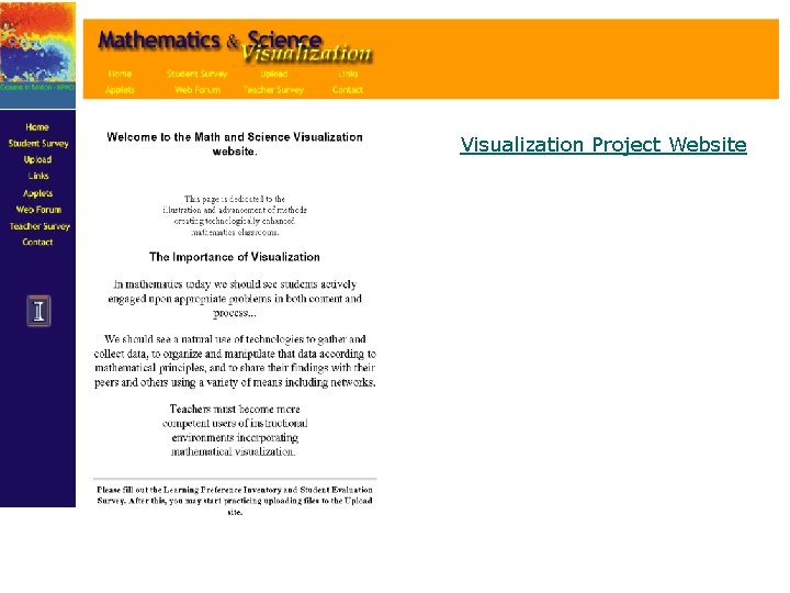 Visualization Project Website 