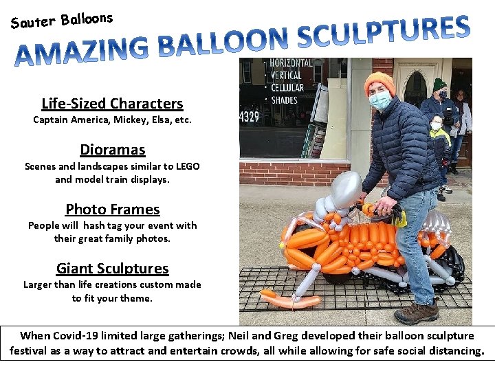 Sauter Balloons Life-Sized Characters Captain America, Mickey, Elsa, etc. Dioramas Scenes and landscapes similar