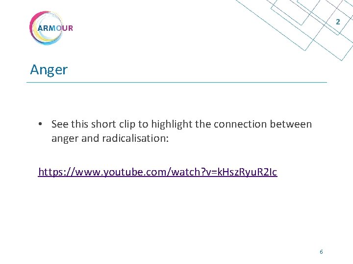 2 Anger • See this short clip to highlight the connection between anger and