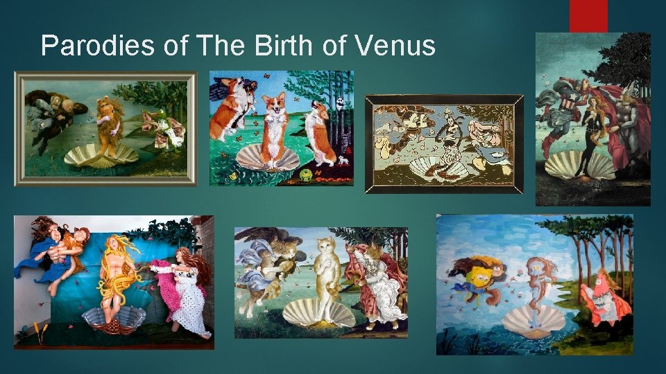Parodies of The Birth of Venus 