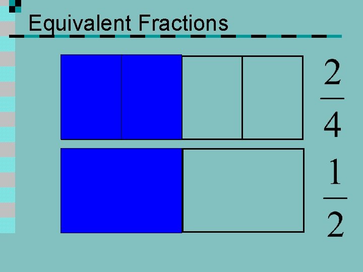 Equivalent Fractions 