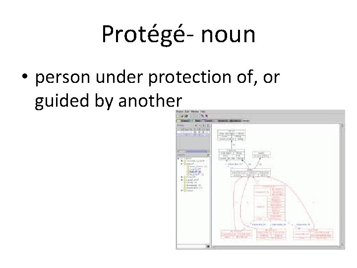 Protégé- noun • person under protection of, or guided by another 