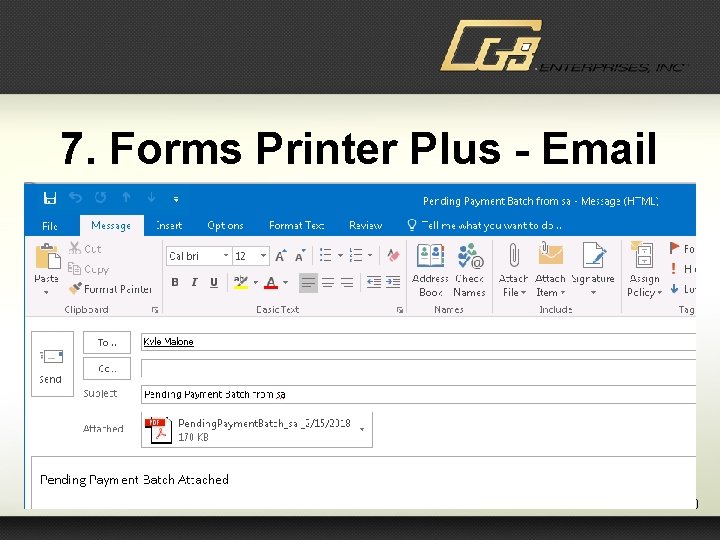 7. Forms Printer Plus - Email 10 