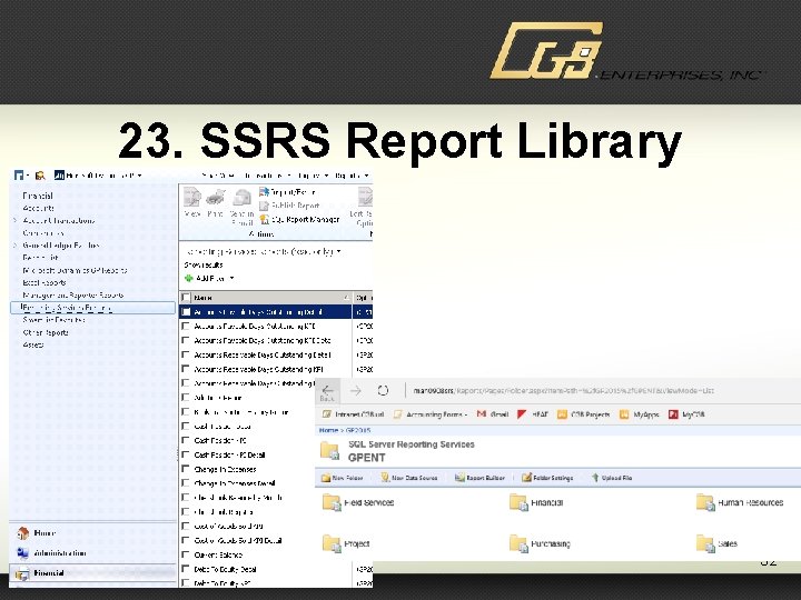 23. SSRS Report Library 32 