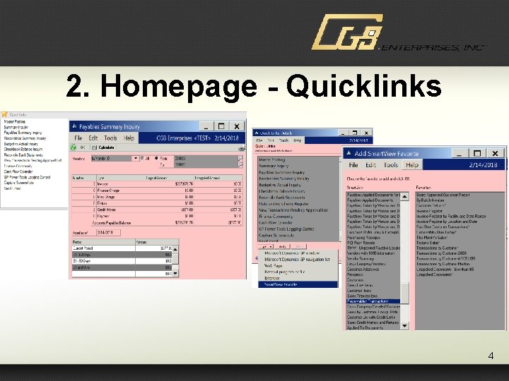 2. Homepage - Quicklinks 4 