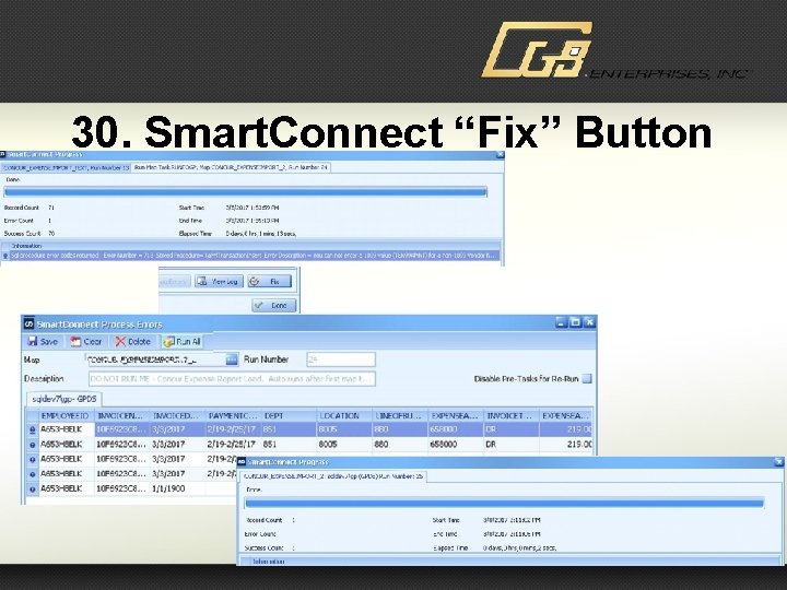 30. Smart. Connect “Fix” Button 40 