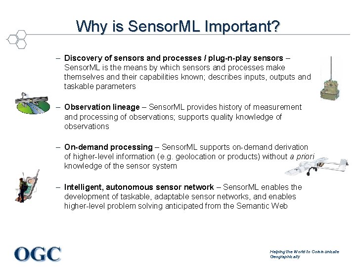 Why is Sensor. ML Important? – Discovery of sensors and processes / plug-n-play sensors