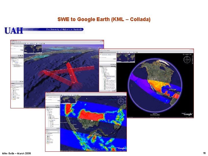 SWE to Google Earth (KML – Collada) AMSR-E SSM/I MAS TMI LIS Mike Botts