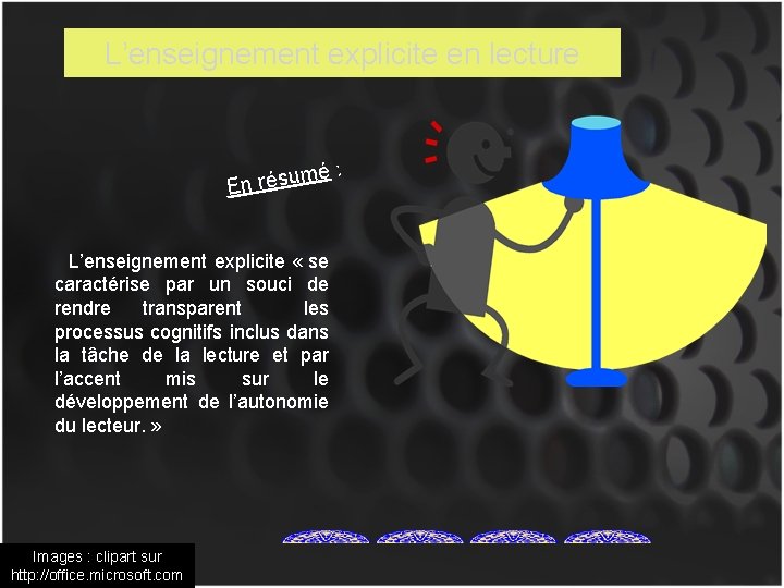 L’enseignement explicite en lecture é: m u s é r En L’enseignement explicite «