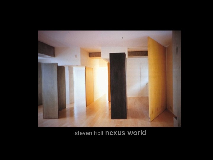 steven holl nexus world 