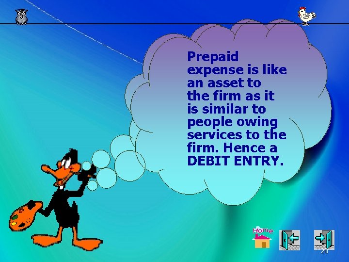 Since expense Prepaid isexpense a debit is like entry. If the an asset to