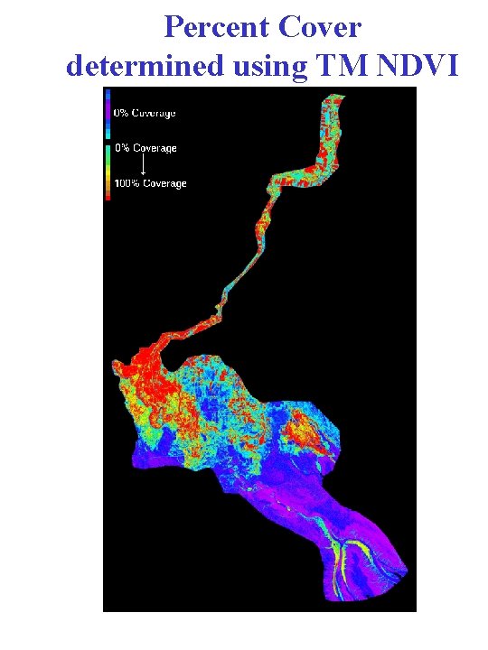 Percent Cover determined using TM NDVI 