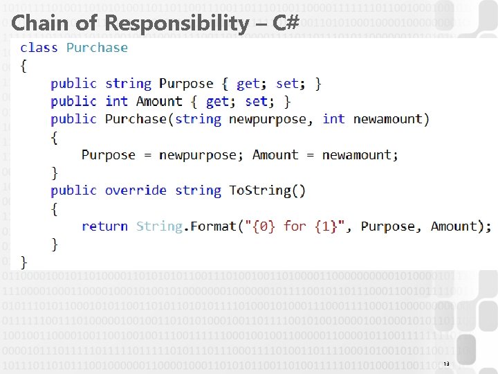 Chain of Responsibility – C# 13 