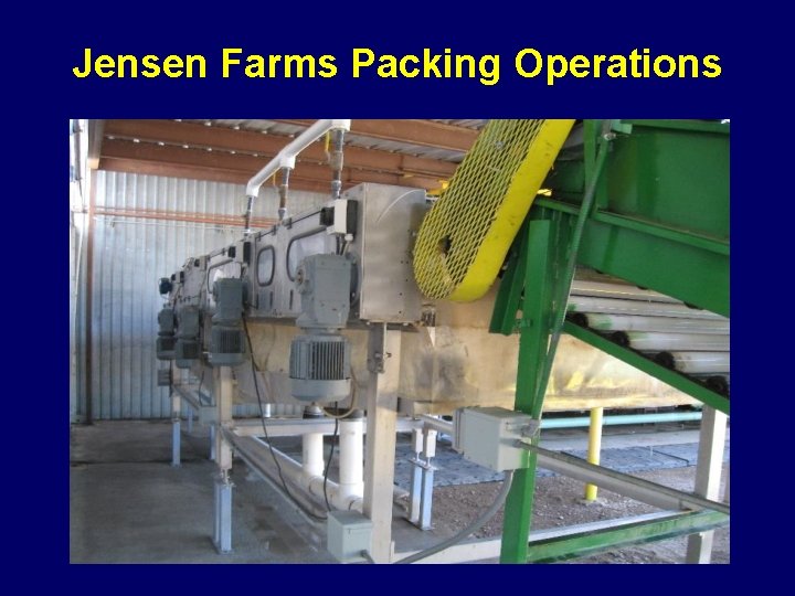 Jensen Farms Packing Operations 