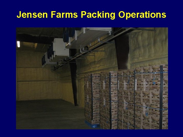 Jensen Farms Packing Operations 