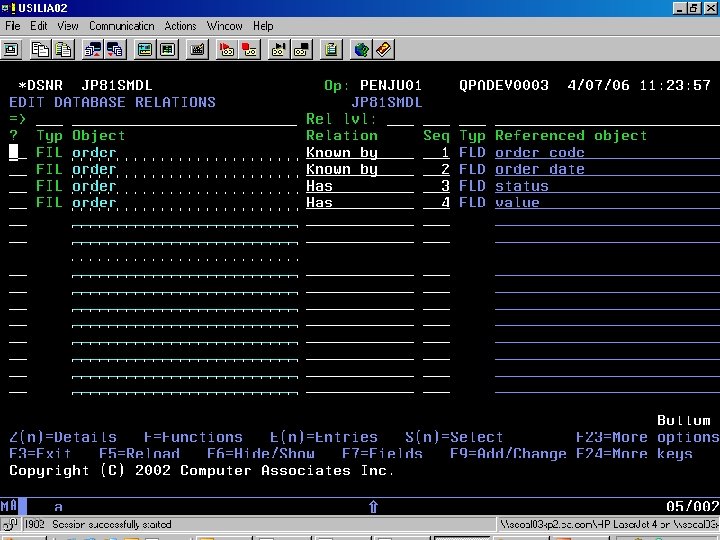 16 © 2005 Computer Associates International, Inc. (CA). All trademarks, trade names, services marks