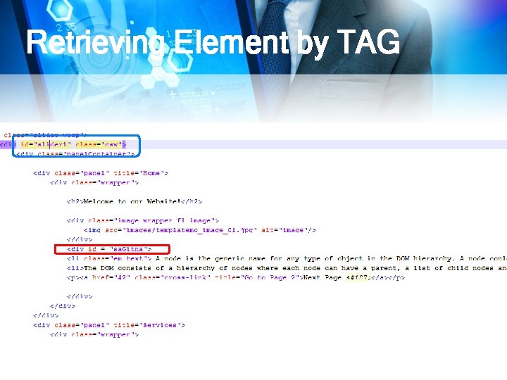 Retrieving Element by TAG 