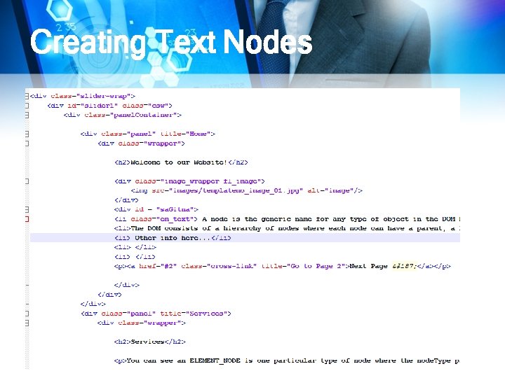 Creating Text Nodes 