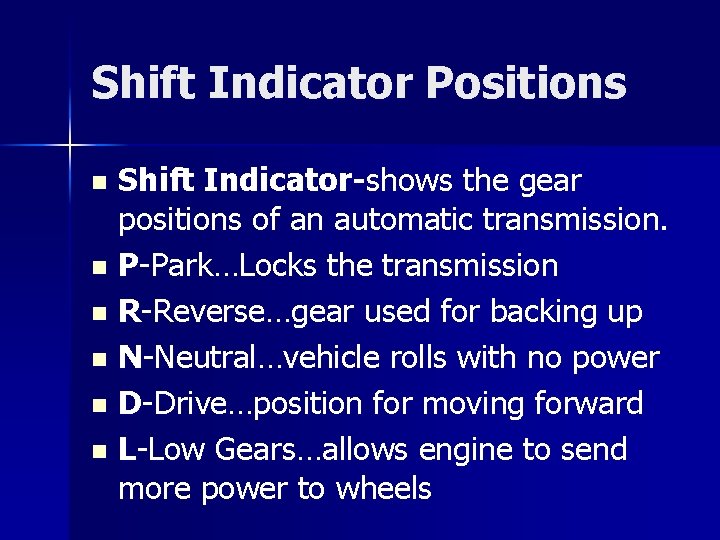 Chapter 3 Basic Vehicle Operation 3 1 Controls