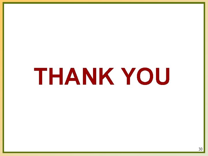 THANK YOU 30 