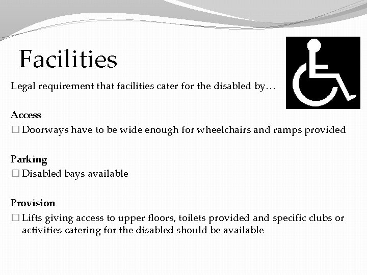 Disability in sport Understand types of disability which