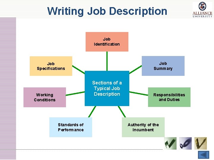 Writing Job Description Job Identification Job Summary Job Specifications Sections of a Typical Job