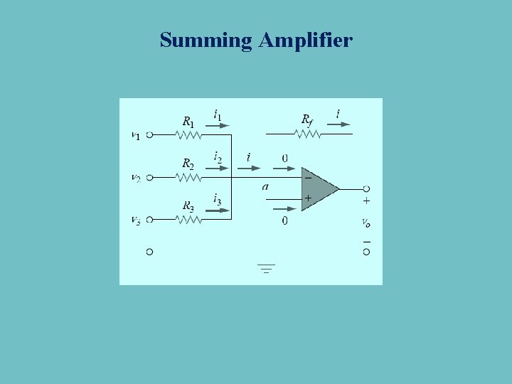 Summing Amplifier 