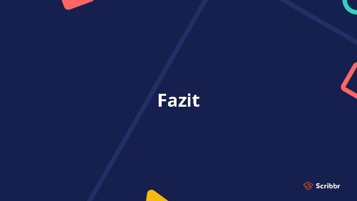 Fazit 