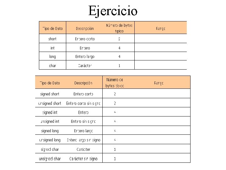 Ejercicio 
