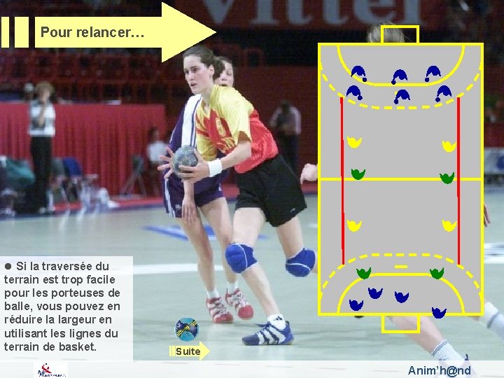 Pour relancer… l Si la traversée du terrain est trop facile pour les porteuses