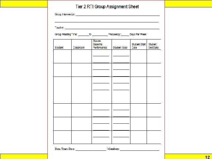 Response to Intervention www. interventioncentral. org 12 