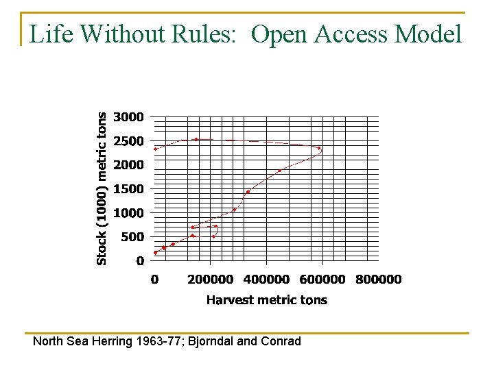 Life Without Rules: Open Access Model North Sea Herring 1963 -77; Bjorndal and Conrad