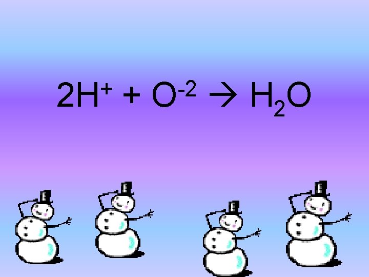 + 2 H + -2 O H 2 O 