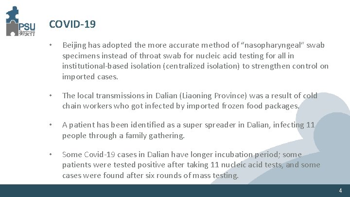 COVID-19 • Beijing has adopted the more accurate method of “nasopharyngeal” swab specimens instead