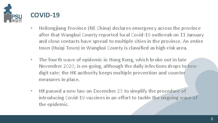 COVID-19 • Heilongjiang Province (NE China) declares emergency across the province after that Wangkui