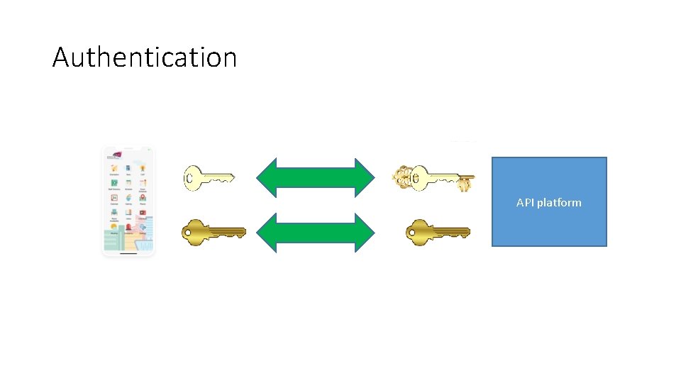 Authentication API platform 