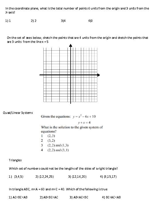 In the coordinate plane, what is the total number of points 6 units from