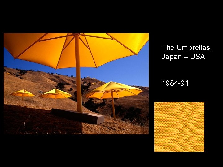 The Umbrellas, Japan – USA 1984 -91 