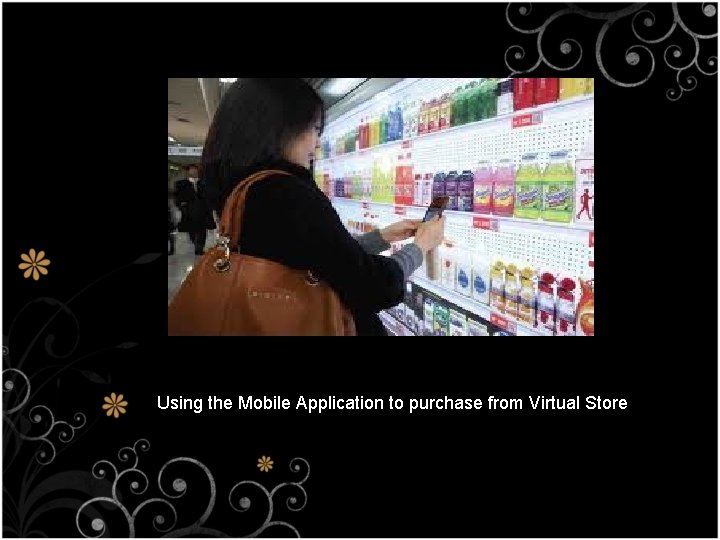 Using the Mobile Application to purchase from Virtual Store 