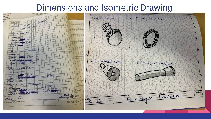Dimensions and Isometric Drawing 